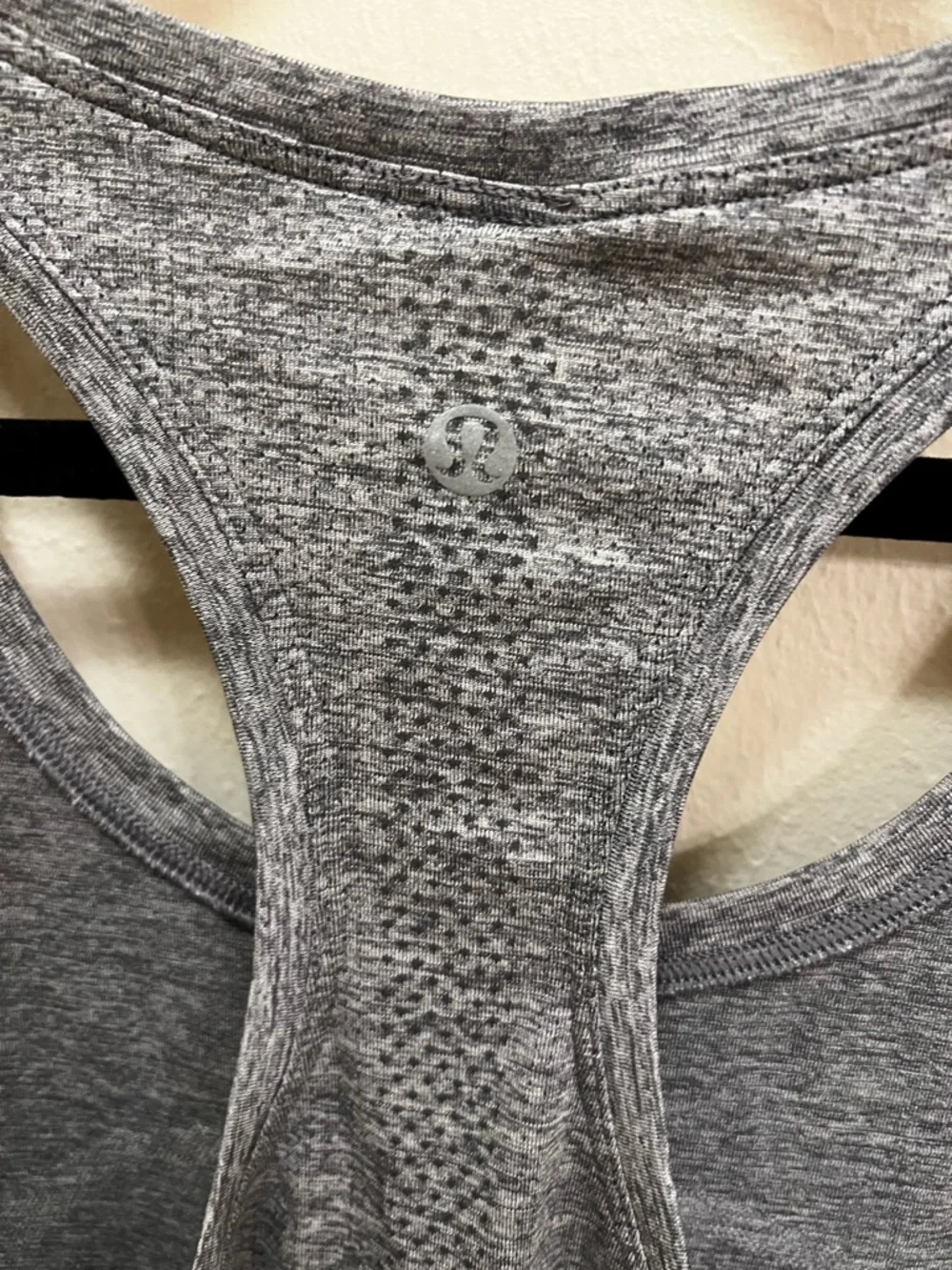 lululemon athletica Gray Racerback Tank Top